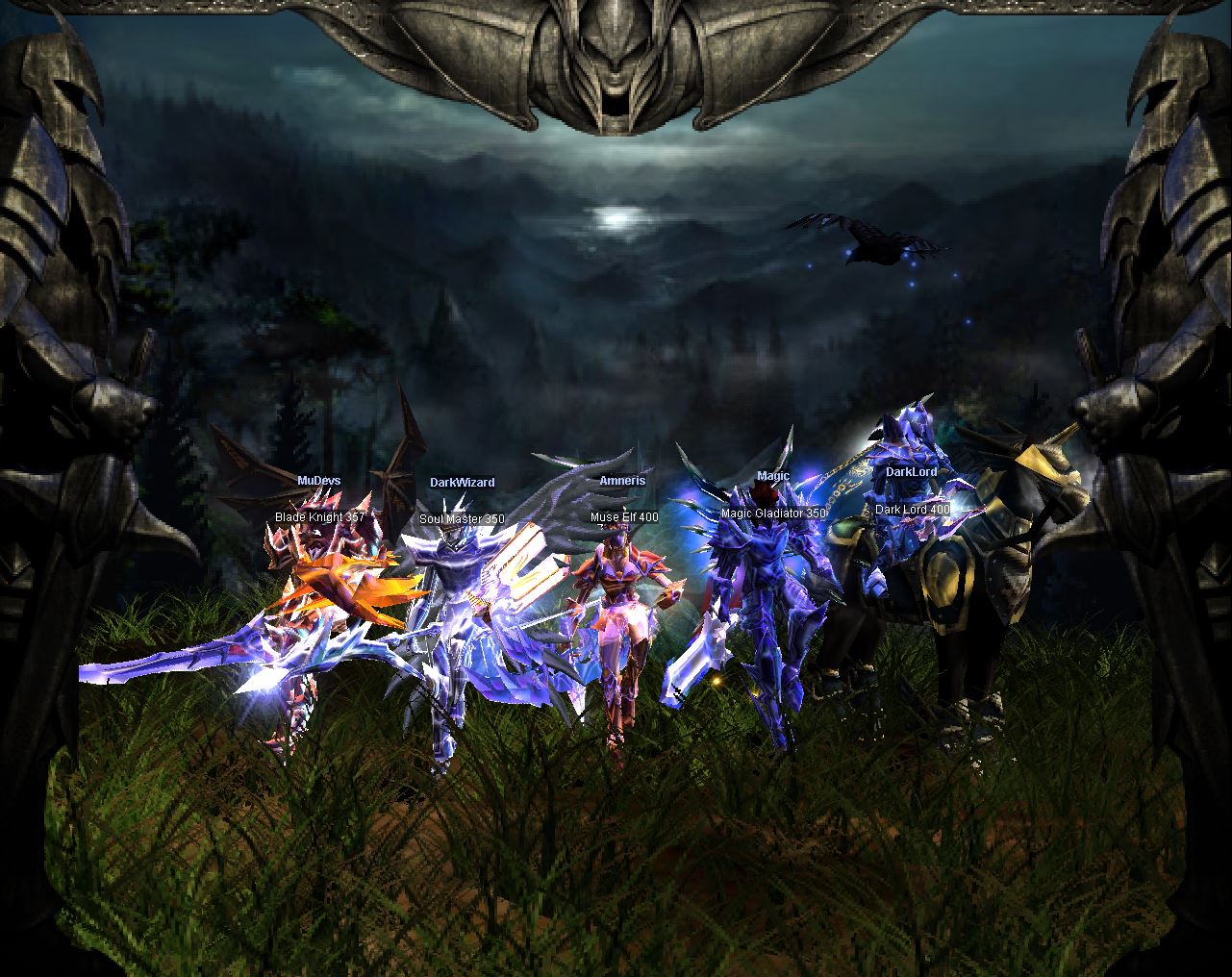 MU Online character lineup